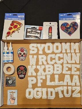 DIY Patch Bundle + Letters + Heat n Bond + Glue | Craft Lot